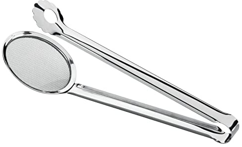 Tescoma 428444 Pinza per Fritti, acciaio inox 34x10x9 cm