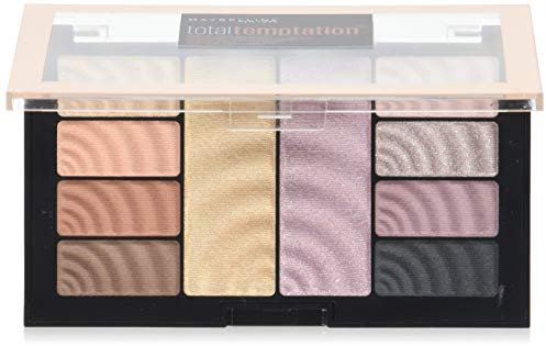 Maybelline New York Temptation - Paleta de sombras de ojos e iluminadores, 10 colores