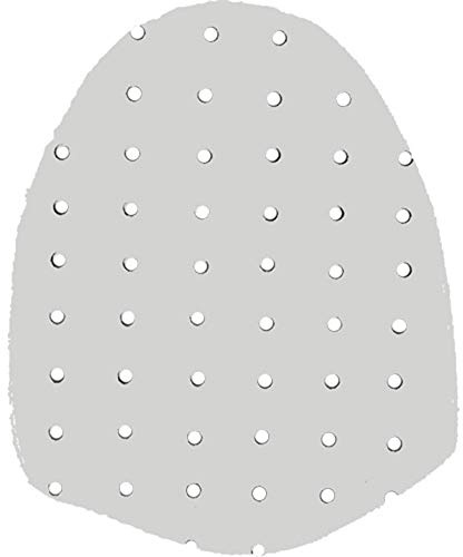 bowlingball.com Replacement Bowling Shoe Slide Soles (Perforated White Microfiber (S6))