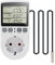 KETOTEK KT3100 Digitaler Thermostat Steckdose Steckdosenthermostat mit fühler 3m Steckdose Temperaturgesteuert 230V 16A für Gewächshaus Aquarium Brauen Fermentation Keimung Heizung Kühlung