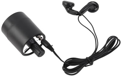 Amplificador de Sonido, Micrófono de Pared, Alta Resistencia Escuchar Thru-Wall Micrófono de Contacto Amplificador, para detección de Fugas de Agua/Aceite en tuberías