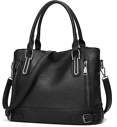 Wivmypog Damen Hobo Tasche PU Leder Crossbody Umhängetasche Groß Top-Griff Schultertasche Shopper Tote Handtasche für Frauen