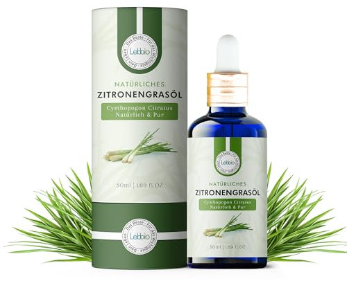 Lebbio ätherische Öle (50ml, Zitronengrasöl)