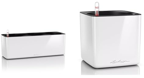 Lechuza Cube Glossy Triple weiß-highgloss 13670 & Cube Glossy 16 weiß-highgloss 13520