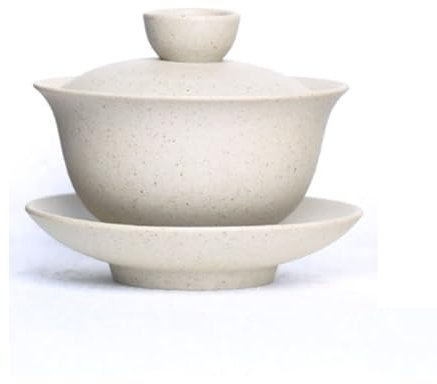 AJIEYMXP Keramik-Teetasse aus massiver Keramik, Terrine mit Deckel, Reise-Kung-Fu-Teeschalen, chinesischer Stil, Teeschalen für Zuhause, Büro, Weihnachten, Balkon, chinesische Teeschale