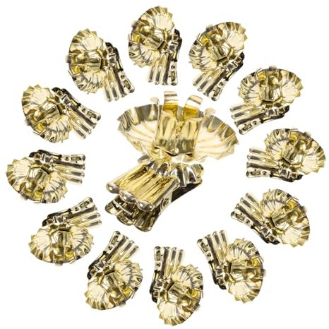 Cabilock 20stücke Kerzenständer Für Stabkerzen Vintage Weihnachtskerzenhalter Für Romantische Dekoration Für Dinner Hochzeiten Und Goldfarbig Elegant Und