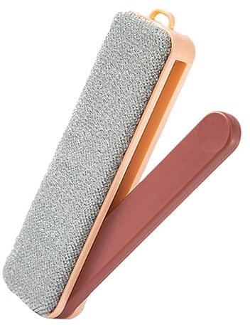 Happyyami 1Stk Statische Haarentfernungsbürste Hundehaarentferner Fusselentferner für Kleidung Haustier pet+Hair+Remover fuselroller Fusselbürste zusammenklappbare Haarbürste die Hüften Rosa