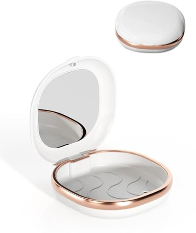 SCJJZ Boîte à Gouttière Dentaire avec Miroir, Rangement Appareil Orthodontique