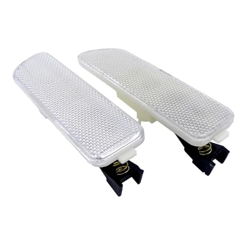 Señal Giro Coche para VW para Golf 4 para Jetta MK4 1999-2004 2005 Lente Intermitente Luces Posición Lateral Delantera Indicadores Lámpara Señal Giro Intermitentes Dinamicos(Blanco)
