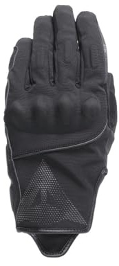 Dainese - Udine WP Gloves, Gants Moto Hiver Imperméables D-Dry avec Protections sur Les Articulations, Écran Tactile et Essuie-Visière, pour Homme