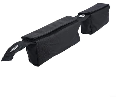 Yhenlovtt Construction 1680d Trim Weight Plongée pour bouée pour plongée double poids avec nylon et système de poche de réservoir en V modifiable (sac extérieur)