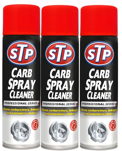 3x Carb Cleaner Spray 500ml for Carburettor & Choke | Deep Cleaning Formula Removes Gum Varnish Deposits | Enhances Engine Efficiency & Throttle Response