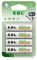 EBL 1.2V AA Batterie Ricaricabili Ad Alta Capacità,Pile Ricaricabili da 2800mAh Ni-MH con 1200 Tech,Confezione da 4 pezzi