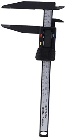 Calibrador electrónico digital de 150 mm (300 mm), herramienta de medición de calibradores con, herramienta de medición de mandíbula larga, con pantalla LCD grande(300MM)