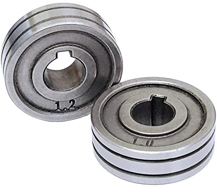 2X Wire Feed Drive Rollers Roll Wheels 30 * 10 * 10mm Fit for SSJ-29A SSJ29 Wire Feeder MIG MAG Welders Guide Equipment (1.0/1.2mm)