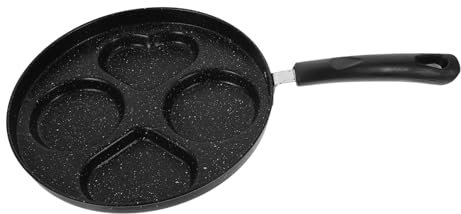 LIFKOME Frying Pan Egg Non-Stick Pan Induction Hob Safe Long Handle Heart Shape Multi-Purpose