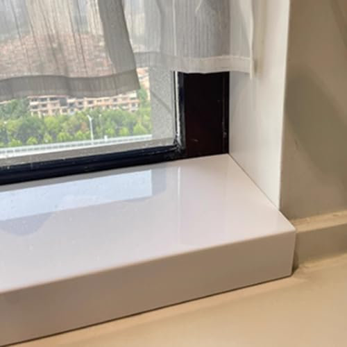 Davanzale per Finestra Rivestimento Finitura Impermeabile per Davanzale, Moderna Copertura per Davanzale in Marmo, Copertura Decorativa per Davanzale per Balcone Dormitorio(Style B,60x15cm/23.6x5.9in)