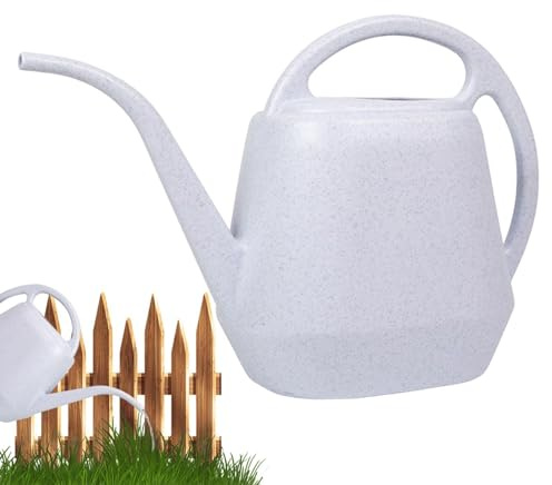 Annaffiatoio a becco lungo, 4 l, grande capacità, per interni ed esterni, con manico ergonomico, piccoli annaffiatoio per piante e fiori, dispositivi di irrigazione facili da versare per giardini