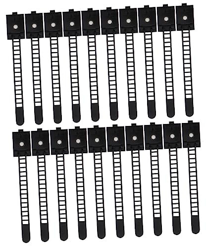 jojofuny 150pcs Adjustable Wire Clips Self-Adhesive Organizer for Desktop Home Use No Tools Required for Power Charging Cords