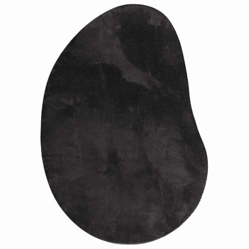 vidaXL Teppich HUARTE Schwarz 160 x 230 cm Polyester | Genieße den kuscheligen Komfort unter deinen Füßen, Das coole Design bringt frischen Wind in deinen Raum,
