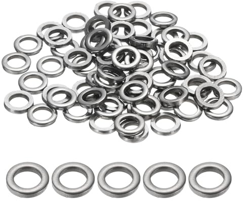 QUARKZMAN 120Pcs Arandela Plana M6 Para Tornillos 6x10x2 ID*OD*Espesor | Arandelas Metálicas