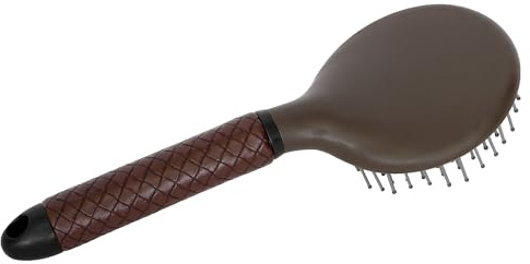 START Spazzola per cavalli con manico ergonomico – Spazzola per criniera e coda – districante delicato senza tirare – Robusto accessorio per cavalli in plastica per una cura confortevole (marrone)