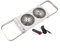 Ventilador de ventana de techo de doble fila para caravana, control optimizado del flujo de aire para mayor comodidad en diferentes condiciones climáticas (blanco)
