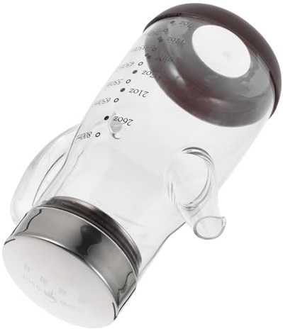OUNONA Bouteille Verre Huile Distributeur Cuisine Capacité Stockage Vinaigre Sauce Soja Transparent