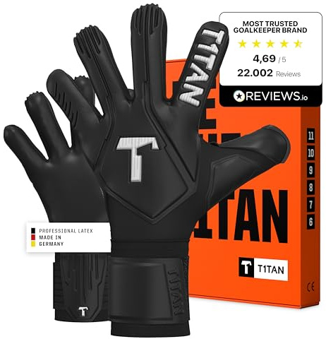 T1TAN Profi Torwarthandschuhe Herren Legend, Größe 6-11, Torhüterhandschuhe Erwachsene, Tormannhandschuhe Jugendliche, Fußball Torwart, viele Farben