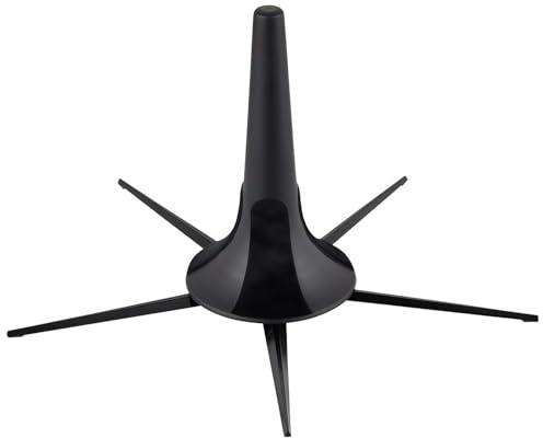 Kronabelle Supporto per tromba pieghevole con 5 gambe, supporto portatile per flicorno, robusta struttura in metallo, rimovibile per un facile trasporto