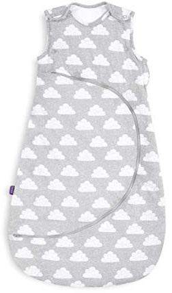 Snuz Pouch sovsäck baby – supermjuk bomull, underlättar nattbytet, perfekt baby första utrustning för nyfödda – perfekt babyparty gåva, Cloud Nine 0–6 månader, 1 tog, somme