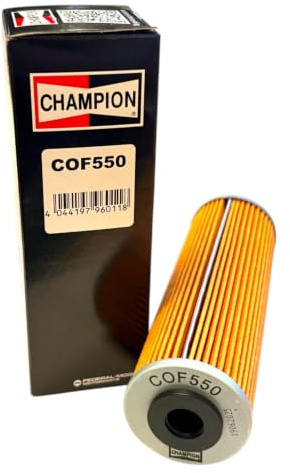 Champion Ölfilter cof550â für KTM | Höhe 130 mm, Ø 41 mm, Metall, Papier kompatibel mit KTM Super Duke 990 / R 2005-2013, KTM Supermoto / R / T 2009-2013