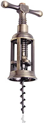 Apribottiglie in Acciaio Inox Multifunzione Cavatappi Vino Cavatappi Regalo per Barre Tappi Sughero Birra Cavatappi e Tappo