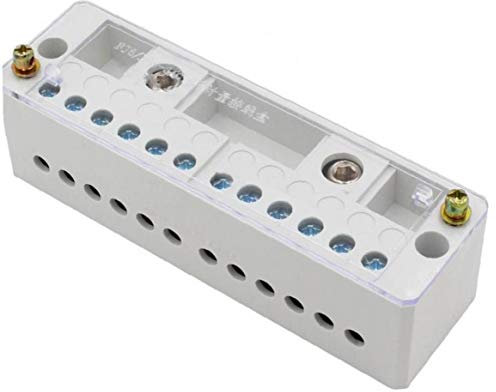 TOSSPER Distribuzione 220v Electrical Box Morsettiera Filo Connettore a Due in Dodici Uscita Wire Junction Box Accessori Elettrici