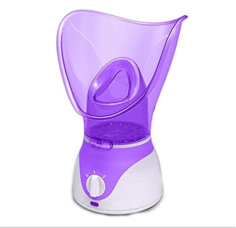 PAKJEL Kit de Sauna Accueil Visage Steamer Visage Sauna Sauna Machine Machine Visage Dispositif de nettoyant Profond Chauffe-Sauna pour Bain de Vapeur (Color : Purple)