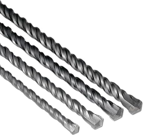 pokm toolsmarket - 10x1000mm SDS+ Bohrer für Stein Beton und Mauerwerk, SDS PLUS, Betonbohrer, Steinbohrer mit Hartmetall, Schlagbohrer