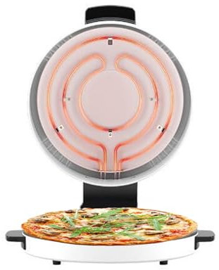 Kindevieft Pizza Oven, 12 Inch Electric Pizza Oven Indoor, 1800W Portable Countertop Pizza Maker for Home Use, Bake Delicious Pizza Easily
