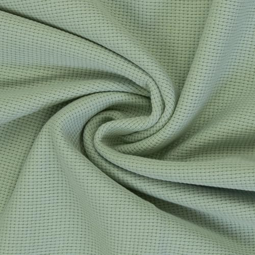 Waffeljersey | Waffelstrickjersey | 100% Baumwolle | Farbpalette 2024/2025 | für Bekleidung | Meterware | ab 50 cm (altmint)