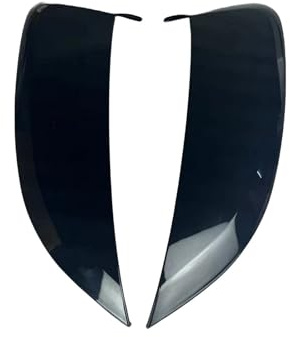 VTSGBLS Spoiler Avant Voiture Kit Carrosserie Pare-Chocs Garniture D'admission d'air Aileron Voiture pour P&orsche 718 pour Boxster pour Cayman 2016-2020 Becquet Pare-Chocs Avant(Noir Brillant)
