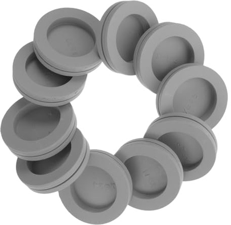 HOMSFOU Air Conditioner Drain Plug Versatile Application Soft Rubber 10pcs and Easy Installation 19mm Diameter for Washing Machine and Unit for Homes and Shopping Malls