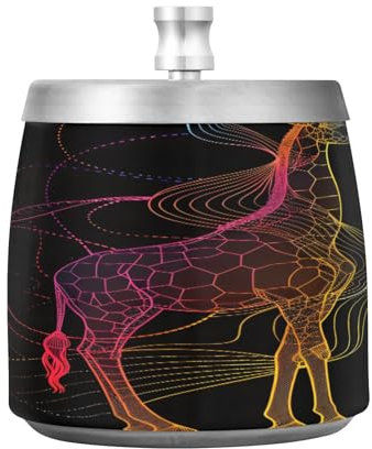 Posacenere a terra nero con coperchio, set di posacenere per sigarette da esterno in acciaio inox antivento