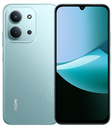 XIAOMI Redmi 15C 4G Smartphone, 4Go+128 Go, 6.9, Vert Telephone, 6000 mAh, système Double caméra IA 50 MP, Charge Turbo 33 W, HyperOS 2, avec Chargeur, NFC Non Pris en Charge