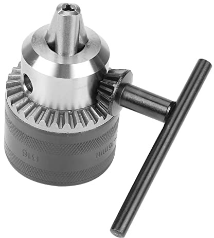 Qcwwy Portabrocas Tipo Mini Llave de 3-16 Mm, Portabrocas Eléctrico Antiimpacto de Desgaste de Metal de Alta Calidad con Llave de, para Taladro Eléctrico (3-16MM[B16])