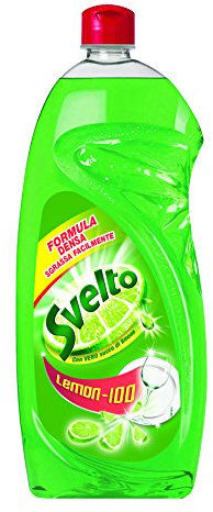 Svelto – Detergente para vajilla, sgrassa facilmente, con auténtico Zumo de Limón – 4 unidades de 1 L [4 L]