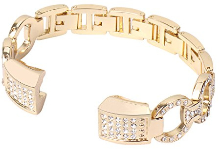 AISPORTS Kompatibel mit Fitbit Alta Armband für Damen, Fitbit Alta Armband Edelstahl Bling Glitzer Diamant Strass Armband Ersatzarmband für Fitbit Alta/Alta HR Fitness Tracker
