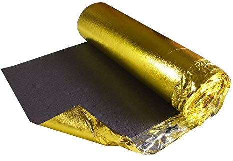 Grandismo 5mm , 6mm or 7mm Super Gold Underlay - Choose Any Size - for Wood / Laminate Flooring - Provides Acoustic Sound and Impact Reduction - (6mm, 30m2 (1m x 30m)