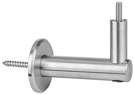Cosch Edelstahl Handlaufträger mit M6 Stockschraube und Schraube für Handlauf Ø 42,4 mm