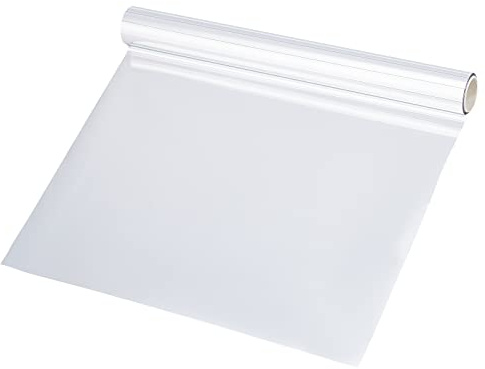 SUPERFINDINGS 1 Rollo de lámina reactiva Plateada 16,4 ft x 7,7 Pulgadas Lámina metálica de Transferencia Papel de Transferencia de tóner para Impresora láser + laminadora