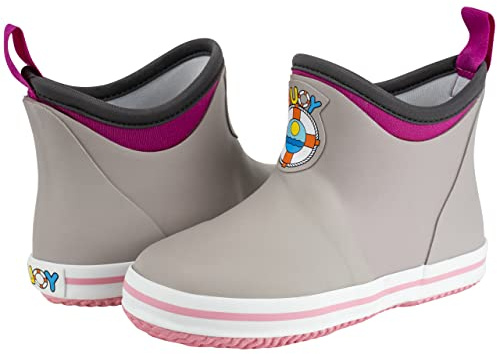 Buoy Boots Kids Rain Boot, Ankle Boot, Pink, Size 12k