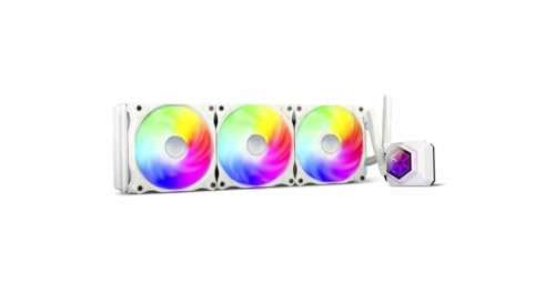 SilverStone PF360W-ARGB, White, LGA1700, AM4, 360mm, Premium All-In-One liquid cooler with ARGB lighting, SST-PF360W-ARGB-V2